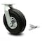 Service Caster 10 Inch Black Pneumatic Wheel Swivel Caster with Bolt Swivel Lock SCC-100S3504-PNB-BSL - alternate 1